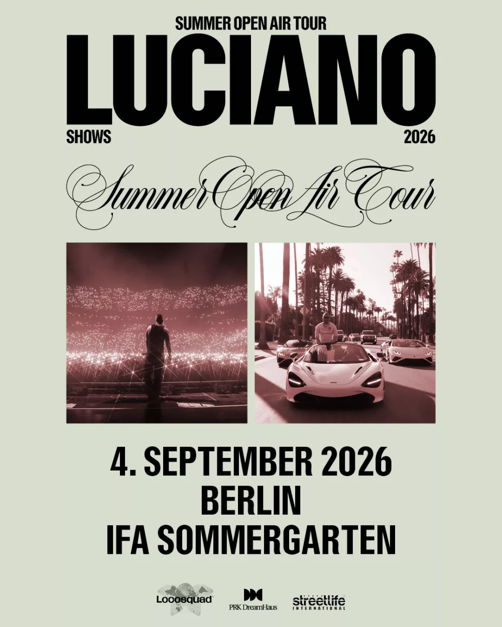 Luciano - Summer Open Air Tour 2026